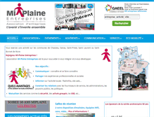 Tablet Screenshot of miplaine-entreprises.com